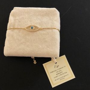 Luna Norte Bracelet of 18K Gold Plated Brass and CZ Crystals